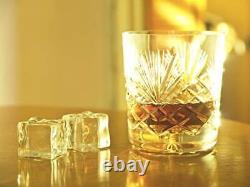 Crystal Double Old Fashioned Set Of 6 Glasses Hand Cut Dof Tumblers Tumbler Glas