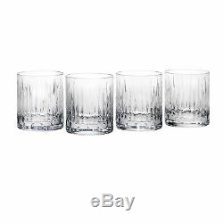 Crystal Soho Double Old Fashioned Glasses Set of 4 Reed & Barton DOF whisky