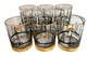 Culver Lotus MCM Oil Field Rig Derrick Double Old Fashioned Glasses Set Of 8