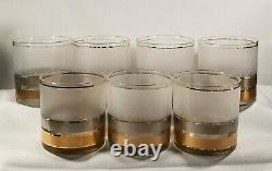 Culver Ltd Regency Double Old Fashioned Gold & Silver Band Tumbler (7)