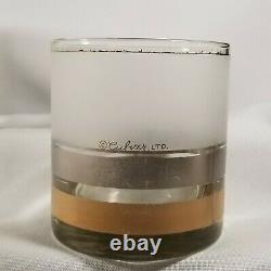 Culver Ltd Regency Double Old Fashioned Gold & Silver Band Tumbler (7)