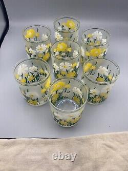 Culver Meadow Yellow Daffodils Frosted Double Old Fashioned Hard To Find Vintage