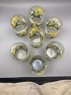 Culver Meadow Yellow Daffodils Frosted Double Old Fashioned Hard To Find Vintage