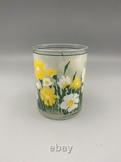 Culver Meadow Yellow Daffodils Frosted Double Old Fashioned Hard To Find Vintage