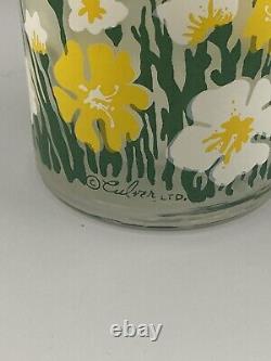 Culver Meadow Yellow Daffodils Frosted Double Old Fashioned Hard To Find Vintage