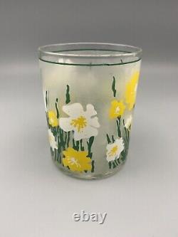 Culver Meadow Yellow Daffodils Frosted Double Old Fashioned Hard To Find Vintage