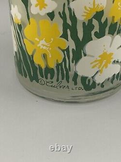 Culver Meadow Yellow White Daffodils Frosted Double Old Fashioned Vintage