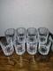 DANSK France OVAL FACETTE Crystal DOUBLE OLD FASHIONED ROCKS GLASSES (8) MCM