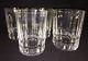 Dansk Designs Oval Facette Set Of 4 Double Old Fashioned Glasses France Glass