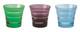 Deshouli&egrave;res Multicolor Whiskey Glasses Double Old Fashioned Set x 6 Mouth-Blown