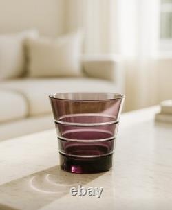 Deshoulières Multicolor Whiskey Glasses Double Old Fashioned Set x 6 Mouth-Blown