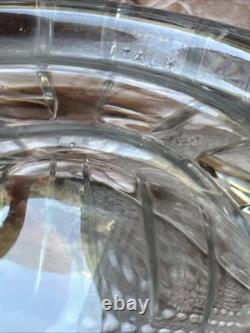 Discontinued Italian Crystal MCM Whiskey Tumblers + DOF Set brutalist BARWARE