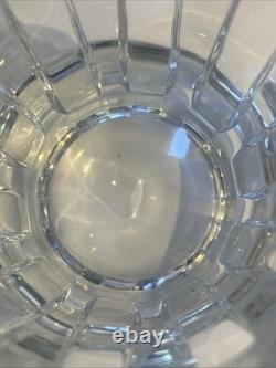 Discontinued Italian Crystal MCM Whiskey Tumblers + DOF Set brutalist BARWARE
