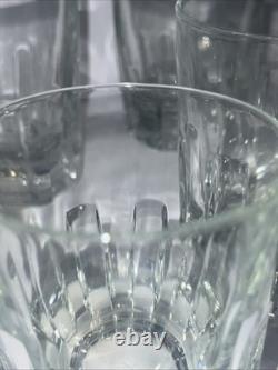 Discontinued Italian Crystal MCM Whiskey Tumblers + DOF Set brutalist BARWARE