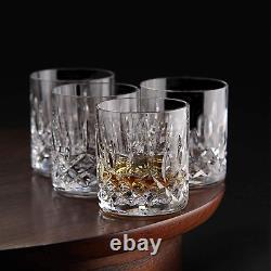 Double Old Fashioned Glasses, Posh Crystal Collection, Perfect for Serving Scot