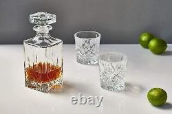 Double Old Fashioned Glasses Waterford Markham Scotch Whiskey Crystal 4pcs, 11oz