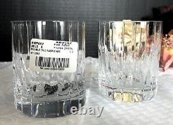 Double Old Fashioned Mikasa Park Ave Glasses a Pair