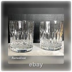 Double Old Fashioned Mikasa Park Ave Glasses a Pair