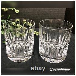 Double Old Fashioned Mikasa Park Ave Glasses a Pair