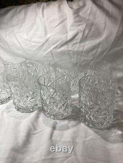 Double Old Fashioned Tumbler Glass Crystal Clear Fifth Avenue Portico 3 7/8