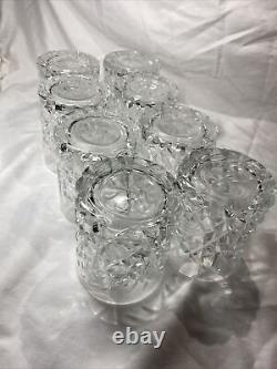 Double Old Fashioned Tumbler Glass Crystal Clear Fifth Avenue Portico 3 7/8