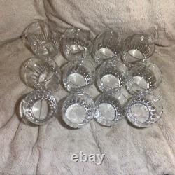 Double Whisky Old Fashioned Enchante Cristal D'arques Glasses Set Of 12