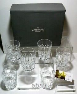 EXCELLENT Waterford Crystal GRAINNE Set 6 Double Old Fashioned 4 3/8 IRELAND