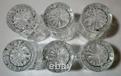 EXCELLENT Waterford Crystal GRAINNE Set 6 Double Old Fashioned 4 3/8 IRELAND