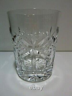 EXCELLENT Waterford Crystal GRAINNE Set 6 Double Old Fashioned 4 3/8 IRELAND