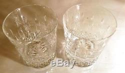 EXCELLENT Waterford Crystal HAPPY BIRTHDAY (2000-2003) 2 Double Old Fashioned