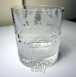 Edinburgh Crystal THISTLE Double Old Fashioned Glass(s)