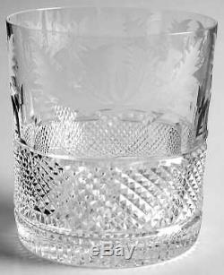 Edinburgh THISTLE (CUT) Double Old Fashioned Glass 5935015