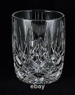 Eight Gorham Crystal Lady Anne Glass Barware Double Old Fashioned Tumblers