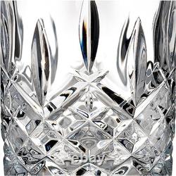 Elegant 11oz Double Old Fashioned Glass Set of 4 for Whiskey Waterford Markham