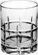 Elegant Crystal Double Old Fashioned Glasses Set of 6 12 Oz Tumblers