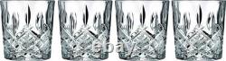 Elegant Double Old Fashioned Glasses Set of 4 11 oz Clear Drinkware, Perfect f