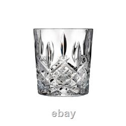 Elegant Double Old Fashioned Glasses Set of 4 11 oz Clear Drinkware, Perfect f