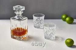 Elegant Double Old Fashioned Glasses Set of 4 11 oz Clear Drinkware, Perfect f