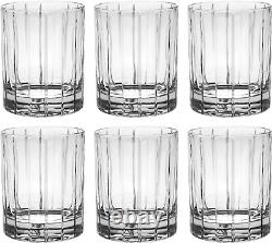 - European Quality Glass Crystal Set of 6 Double Old Fashioned Tumblers