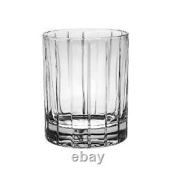- European Quality Glass Crystal Set of 6 Double Old Fashioned Tumblers