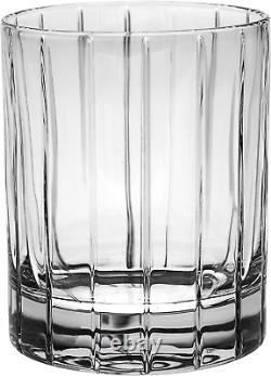 - European Quality Glass Crystal Set of 6 Double Old Fashioned Tumblers