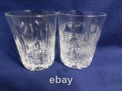 F7 Waterford Crystal Millennium Series Double Old Fashioned Glasses Lot of 6