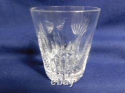 F7 Waterford Crystal Millennium Series Double Old Fashioned Glasses Lot of 6