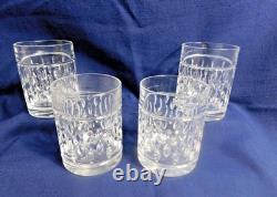 F8 Ralph Lauren Crystal Ashton Double Old Fashioned Glasses Lot of 4