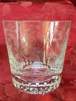 FLAWLESS Exquisite BACCARAT France PARME Crystal 16Oz DOUBLE OLD FASHIONED GLASS