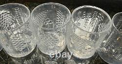 FLORA 6 Pcs. Clear Double Old Fashioned Glass Tumbler Oiva Toikka LITTALA Arabia