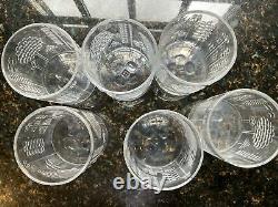 FLORA 6 Pcs. Clear Double Old Fashioned Glass Tumbler Oiva Toikka LITTALA Arabia