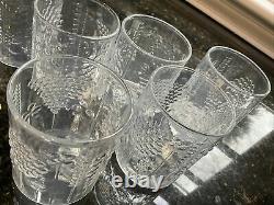 FLORA 6 Pcs. Clear Double Old Fashioned Glass Tumbler Oiva Toikka LITTALA Arabia