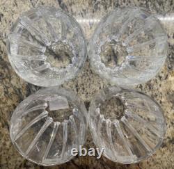 FOUR (4) MARQUIS by Waterford OMEGA Double Old Fashioned 4 3/8 Glasses NEW BOX