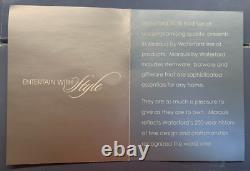 FOUR (4) MARQUIS by Waterford OMEGA Double Old Fashioned 4 3/8 Glasses NEW BOX